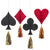 Casino Card Suits Honeycombs Tassels by Amscan from Instaballoons