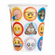 Celebración Emoji vasos de papel 9 oz (8 unidades)