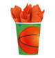 Champ Basketball Vasos de papel de 9 oz (8 unidades)