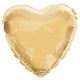 Champagne Gold Heart 18″ Balloon