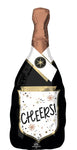 Cheers Champagne Bottle 36″ Foil Balloon by Anagram from Instaballoons