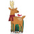 Christmas Modern Reindeer 40″ Foil Balloon by Anagram from Instaballoons