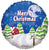 Christmas Santa Sleigh 18″ Foil Balloon by Convergram from Instaballoons