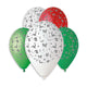 Christmas Texture 12″ Latex Balloons (50 count)