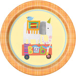 Circus Animal Paper Plates 9″ by Unique from Instaballoons
