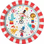 Circus Carnival Round Dinner Plates 9″ by Unique from Instaballoons