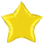 Citrine Yellow Star 36″ Foil Balloon by Qualatex from Instaballoons