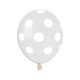 Clear Polka Dot 5″ Latex Balloons (100 count)