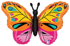 Color Butterfly 30″ Foil Balloon by Betallic from Instaballoons