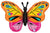 Color Butterfly 30″ Foil Balloon by Betallic from Instaballoons