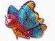 Mariposa Azul Colorida 34″
