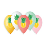 Colorful Pineapples Printed 13″ Latex Balloons by Gemar from Instaballoons