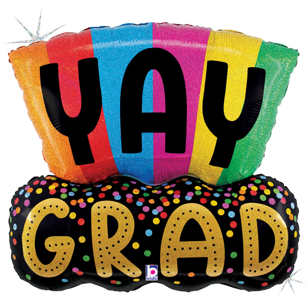 Colorful Yay Grad 31″ Balloon – instaballoons Wholesale