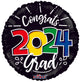 Congrats 2024 Grad 18″ Balloon