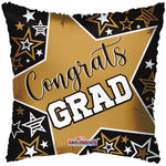 Congrats Grad Big Star 18″ Foil Balloon by Convergram from Instaballoons