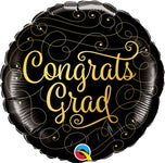 Congrats Grad Doodles 18″ Foil Balloon by Qualatex from Instaballoons