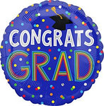 Congrats Grad Graduation 28″ Foil Balloon by Anagram from Instaballoons