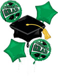 Congrats Grad Green Graduation Foil Balloon by Anagram from Instaballoons