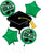 Congrats Grad Green Graduation Foil Balloon by Anagram from Instaballoons