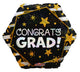 Congrats Grad Holographic 18″ Balloon