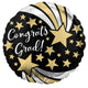 Congrats Grad Shooting Stars 18″ Balloon