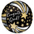 Congrats Grad Shooting Stars Orbz 16″ Foil Balloon by Anagram from Instaballoons