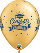 Congrats Graduate Banner 11″ Latex Balloons (50 count)
