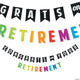 Congrats on Your Retirement Garland Banner