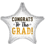 Congrats to the Grad Silver Confetti 19″ Foil Balloon by Anagram from Instaballoons