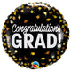 Congratulations Grad Confetti Caps 18″ Balloon