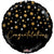 Congratulations Stars Holographic 18″ Foil Balloon by Convergram from Instaballoons