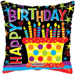 Convergram 18″ Birthday Cake Gellibean Balloon