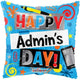 18″ Happy Admin's Day Balloon