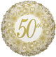 Globo 50 Aniversario Oro 18″