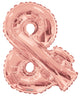 Rose Gold Ampersand & Symbol 34″ Balloon