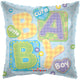 Baby Boy Big Patchwork Letras 18″ Globo