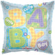 Baby Boy Big Patchwork Letters 18″ Balloon