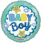 Baby Boy Edredón Globo 18″