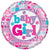 Convergram Baby Girl 18″ Holographic Balloon