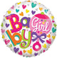 Baby Girl Rattle 18″ Balloon