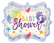 Baby Shower Acuarela Globo 18″