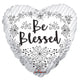 Be Blessed 18" Heart Foil Balloon