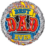 Best Dad Ever Flames 18″ Balloon