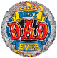 Globo de 18″ Best Dad Ever Flames