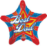 Convergram Best Dad Starburst 18″ Balloon