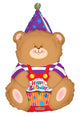 Oso de Cumpleaños con Cupcake 36″ Globo