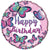 Convergram Birthday Butterflies 18″ Balloon