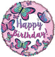 Birthday Butterflies 18″ Balloon
