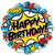 Convergram Birthday Comic 18″ Balloon