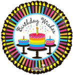 Birthday Cupcakes & Candles 18″ Balloon